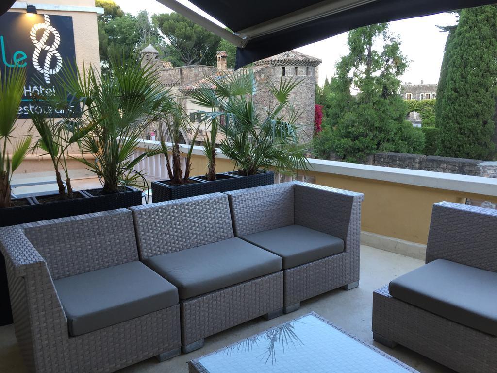 Hotel Restaurant Le 8 Mandelieu Εξωτερικό φωτογραφία